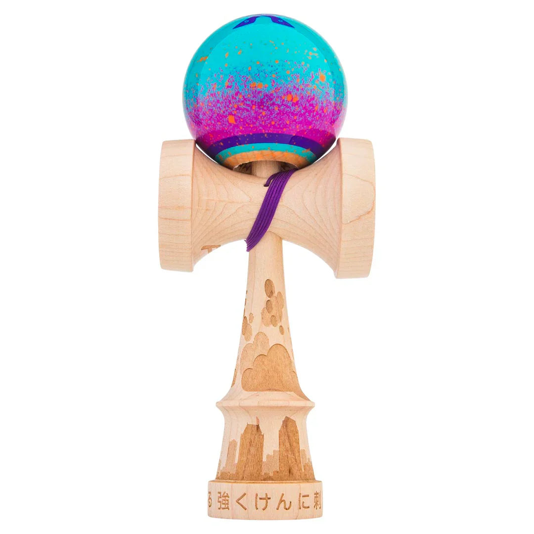 Kenyatta Williams Pro Model Kendama – Super Stick Paint #TRILLMOD 🐱⚔️